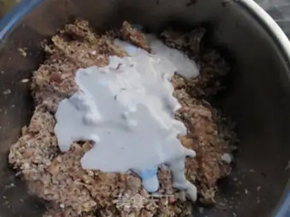 Make The mushroom meatballs step 7