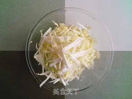 Make A cabbage fan step 1