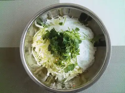 Make A cabbage fan step 3