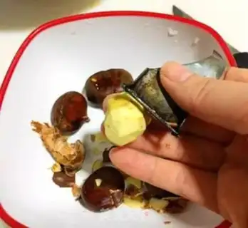 Make Chestnut oatmeal step 3