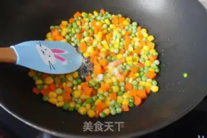 Make Golden Jade is full of rich shrimp step 4