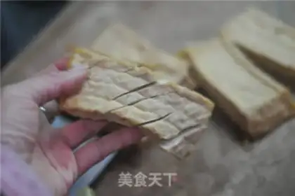 Make Spicy tofu step 1