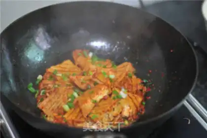 Make Spicy tofu step 5