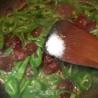 Make Pepper fried sausage step 6