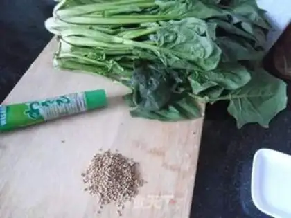 Make Sesame spinach step 0
