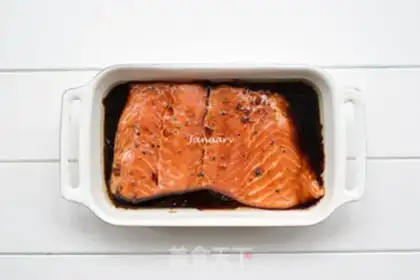 Make Burn the salmon step 2