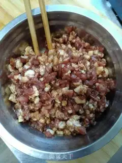 Make A cabbage dumpling step 1