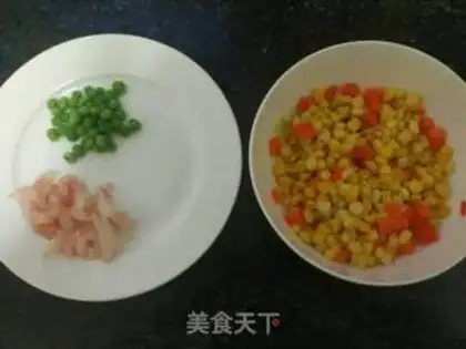 Make Shrimp fried corn step 0