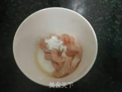 Make Shrimp fried corn step 1