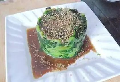 Make Sesame spinach step 16