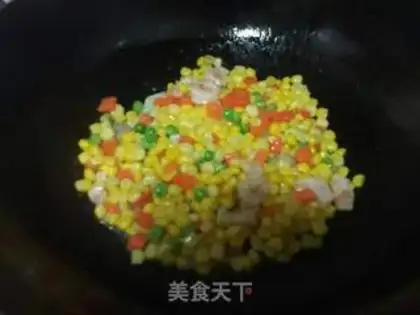 Make Shrimp fried corn step 5