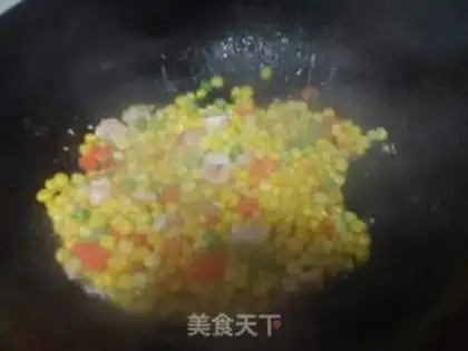 Make Shrimp fried corn step 6