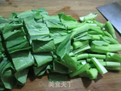 Make Shrimp-dry-cooked fans step 1