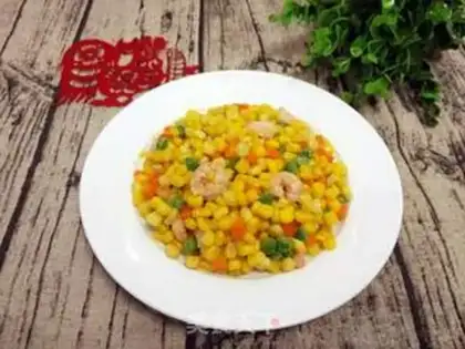 Make Shrimp fried corn step 7