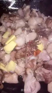 Make Red laced lamb step 4