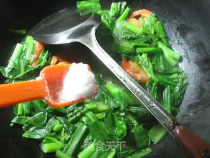 Make Shrimp-dry-cooked fans step 6