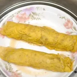 Make Egg rolls step 6