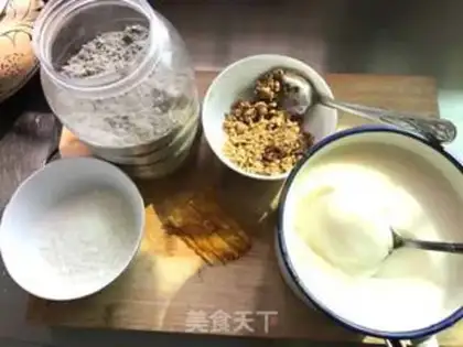 Make Black sesame soup step 0