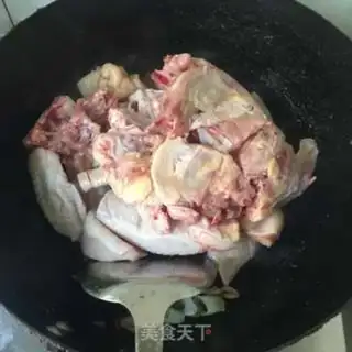 Make Chicken stew mushrooms step 2