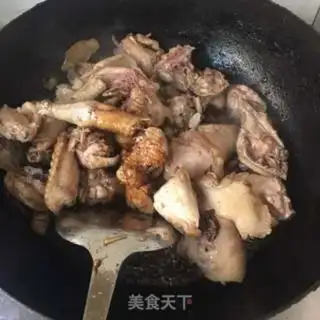 Make Chicken stew mushrooms step 4