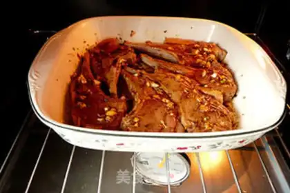 Make Mustard vanilla roast lamb chops step 6