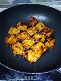 Make Sweet sauerkraut tofu step 3