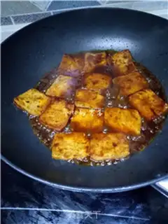 Make Sweet sauerkraut tofu step 4