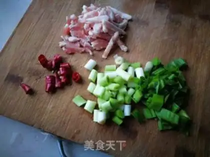 Make Sniffle radish dry step 1