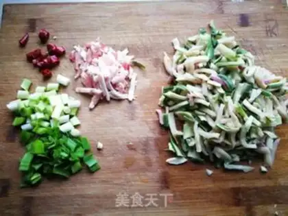 Make Sniffle radish dry step 2