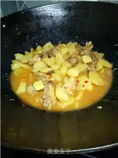 Make Potato chicken step 8
