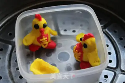 Make Chicken year, sweet rice cake step 10