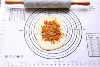 Make Sweet peanut butter braid bread step 6