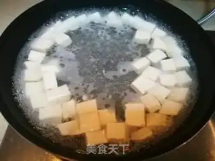 Make Salted egg tofu step 2