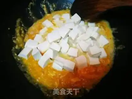 Make Salted egg tofu step 4