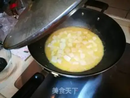 Make Salted egg tofu step 6