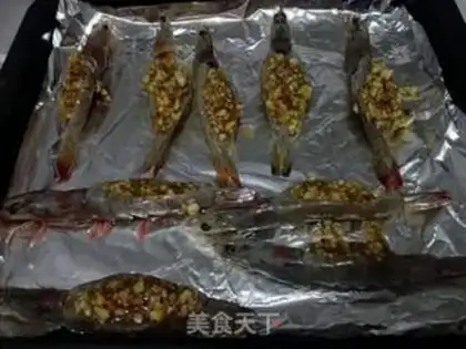 Make Garlic shrimp step 2