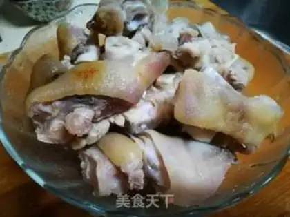 Make Simple pig-foot ginger step 3
