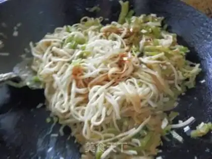 Make Egg roll noodles step 8