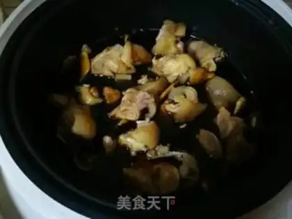 Make Simple pig-foot ginger step 5