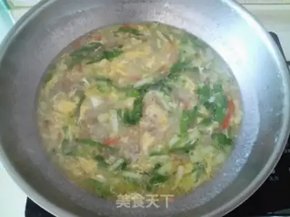 Make Squeeze meat soup step 9