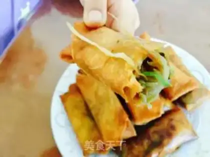 Make Spring rolls step 13