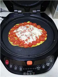 Make Tomato egg pizza step 9