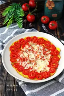 Make Tomato egg pizza step 10
