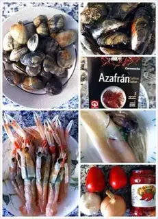 Make Spanish seafood step 0