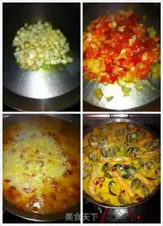 Make Spanish seafood step 2