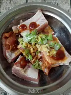 Make Herbal rice ribs step 4