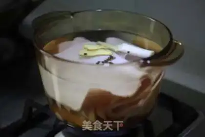 Make Bean sauce and crystal sheeting step 3