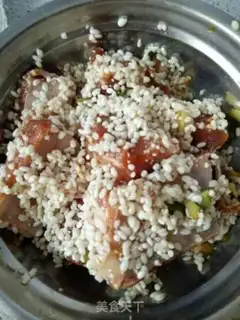 Make Herbal rice ribs step 7