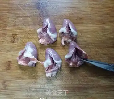 Make The Korean-sappy duck heart step 1