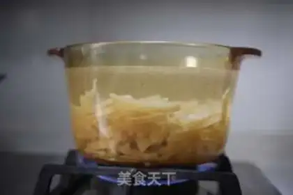 Make Bean sauce and crystal sheeting step 8